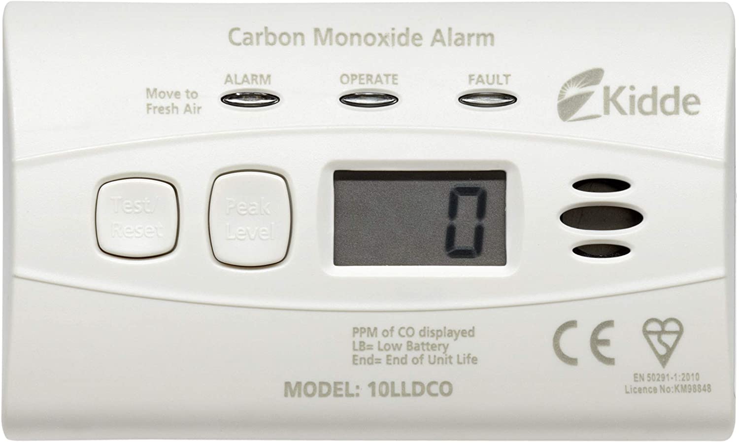 Test d'un détecteur de monoxyde de carbone (CO) X-Sense CO03D 